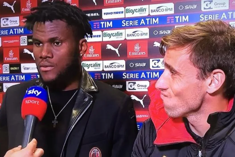 İnterlə matçda Milanın futbolçuları arasında qarşıdurma olub - VİDEO