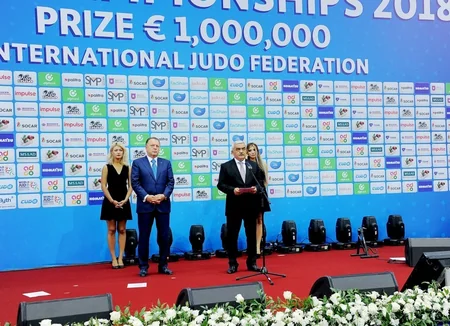 Prezident İlham Əliyev Bakıda keçirilən cüdo üzrə dünya çempionatının təntənəli açılış mərasimində iştirak edib - YENİLƏNİB-2 - VİDEO