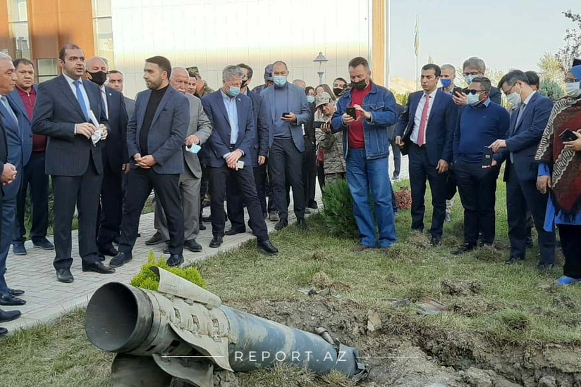 Xarici diplomatlar Mingəçevirə səfər ediblər