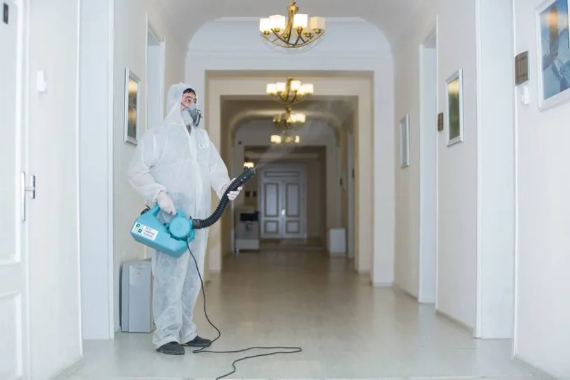 Azərbaycan Dəmir Yolları inzibati binasında dezinfeksiya işləri aparıb