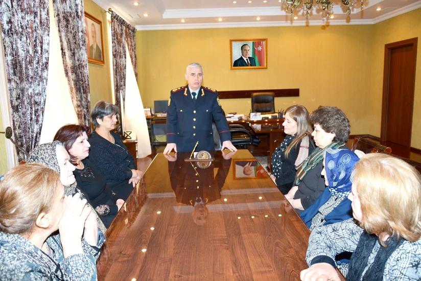 DİN-də Xocalıda şəhid olmuş polislərin ailə üzvləri ilə görüş keçirilib