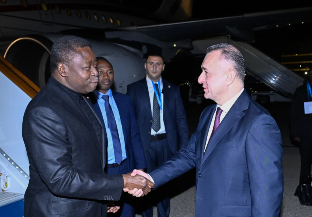 President of Togo arrives in Azerbaijan to attend COP29