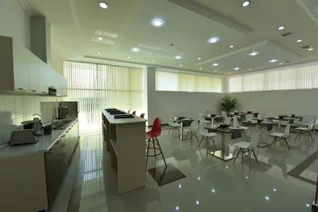 Bakının Buzovna qəsəbəsində yeni idman zalının açılışı olub