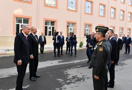 Turkish, Azerbaijani Presidents attend inauguration of Nakhchivan Restoration and Production Complex