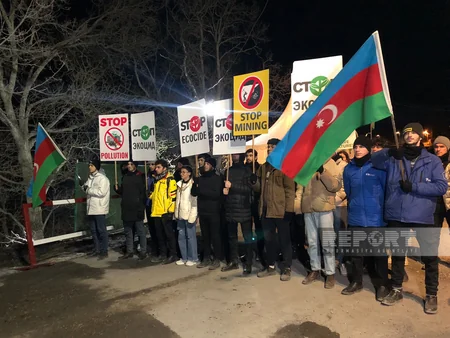 Xankəndi-Laçın yolunda aksiyanın 36-cı günündə də etirazçılar birlik nümayiş etdirirlər