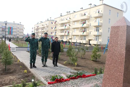 В отдельной дивизии в Газахе сданы жилые дома для пограничников
