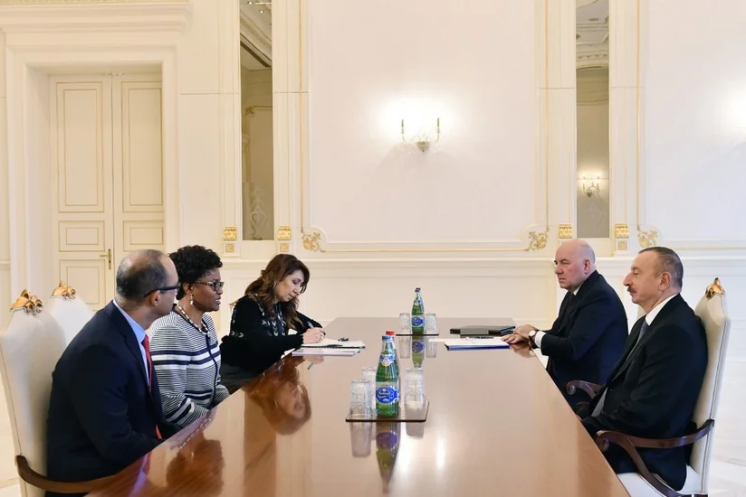 Prezident İlham Əliyev Dünya Bankının Cənubi Qafqaz üzrə regional direktorunu qəbul edib - YENİLƏNİB