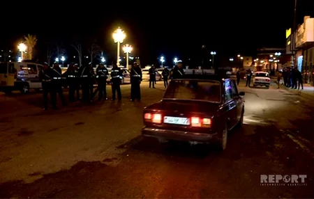 Yol polisi Gəncədə reyd keçirib, 100-ə yaxın sürücü cərimələnib - FOTO
