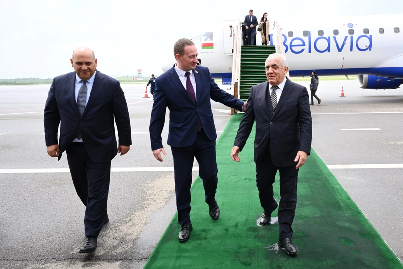 Belarusun Baş naziri Ağdama gəlib - YENİLƏNİB