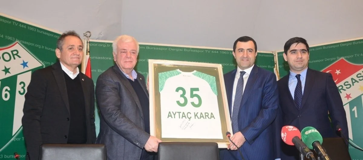 Bursaspor və Neftçi klubları arasında əməkdaşlıq müqaviləsi imzalanıb - FOTO