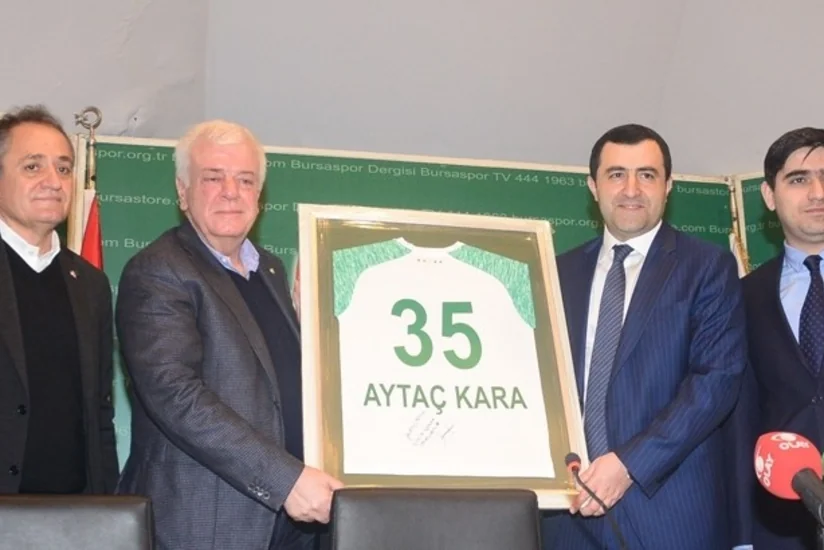Bursaspor və Neftçi klubları arasında əməkdaşlıq müqaviləsi imzalanıb - FOTO