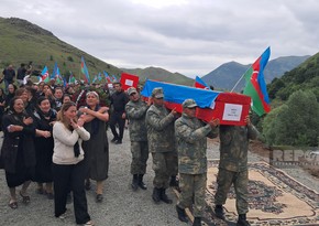 Kəlbəcərdə Birinci Qarabağ müharibəsinin üç itkin şəhidi dəfn edilib - YENİLƏNİB
