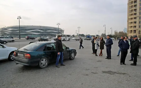 Bakıda taksi sürücülərinə qarşı reydlər başlayıb - FOTO