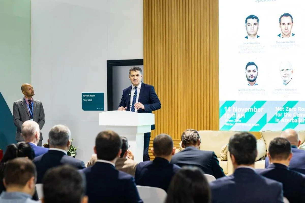 Azərbaycan Sement İstehsalçıları Assosiasiyasının Xalis Sıfır Yol Xəritəsi COP29-da təqdim olunub