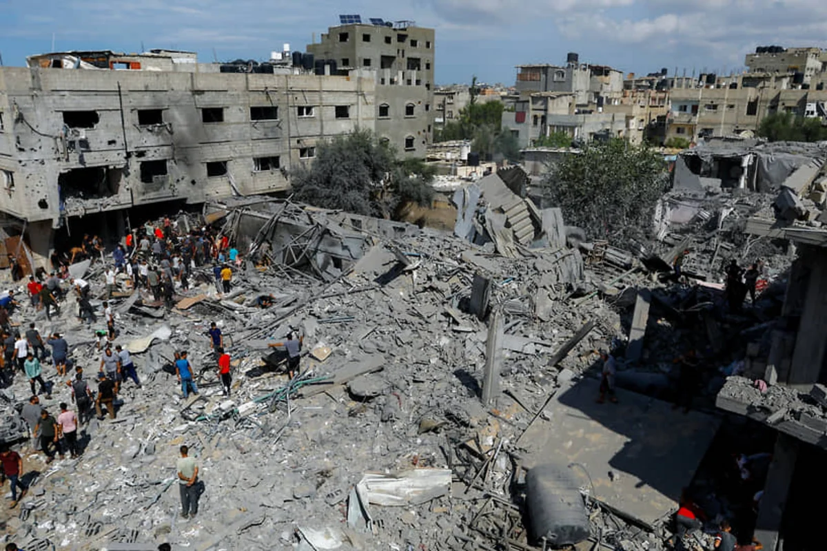 Bodies of 12 people found under rubble of house destroyed by Israeli strike in Khan Younis
