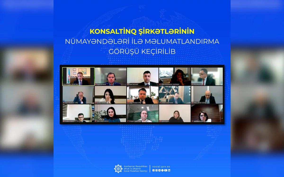 Konsaltinq şirkətlərinin nümayəndələri ilə məlumatlandırma görüşü keçirilib