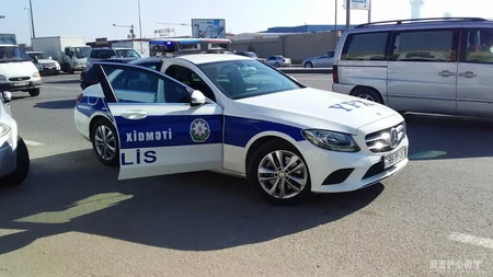 Bakıda yol qəzası baş verib  - FOTO