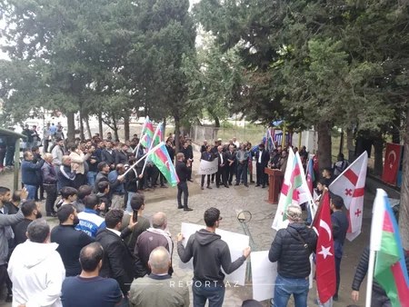 Gürcüstanda Azərbaycana növbəti dəstək aksiyası keçirilib