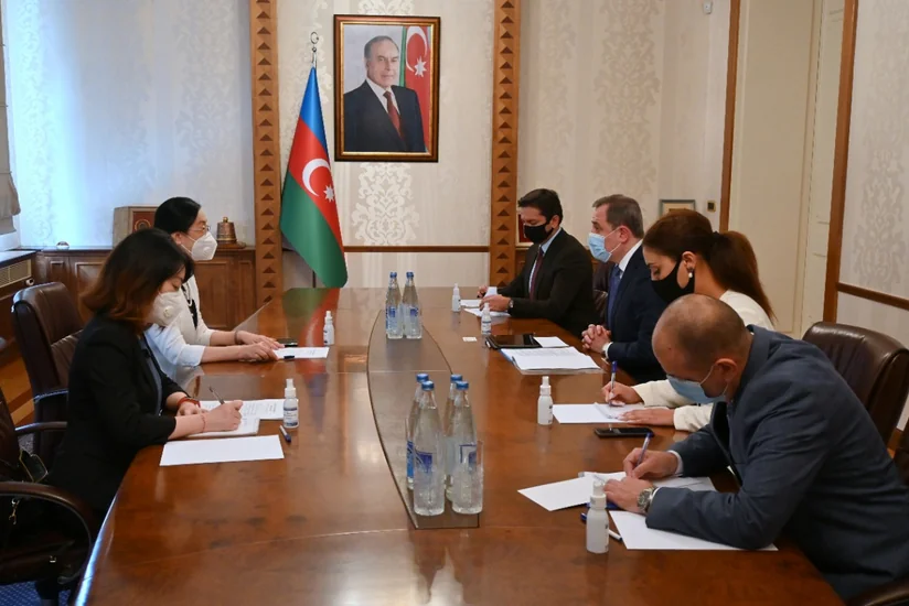 Ceyhun Bayramov Çinin Azərbaycandakı səfiri ilə görüşüb