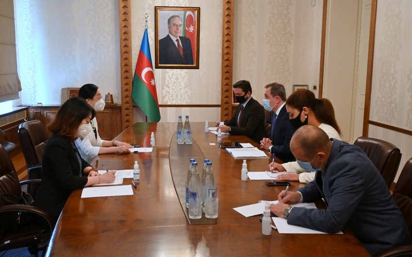 Ceyhun Bayramov Çinin Azərbaycandakı səfiri ilə görüşüb