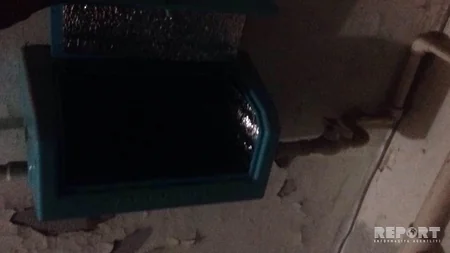 Bakıda binanın su sayğacları oğurlanıb