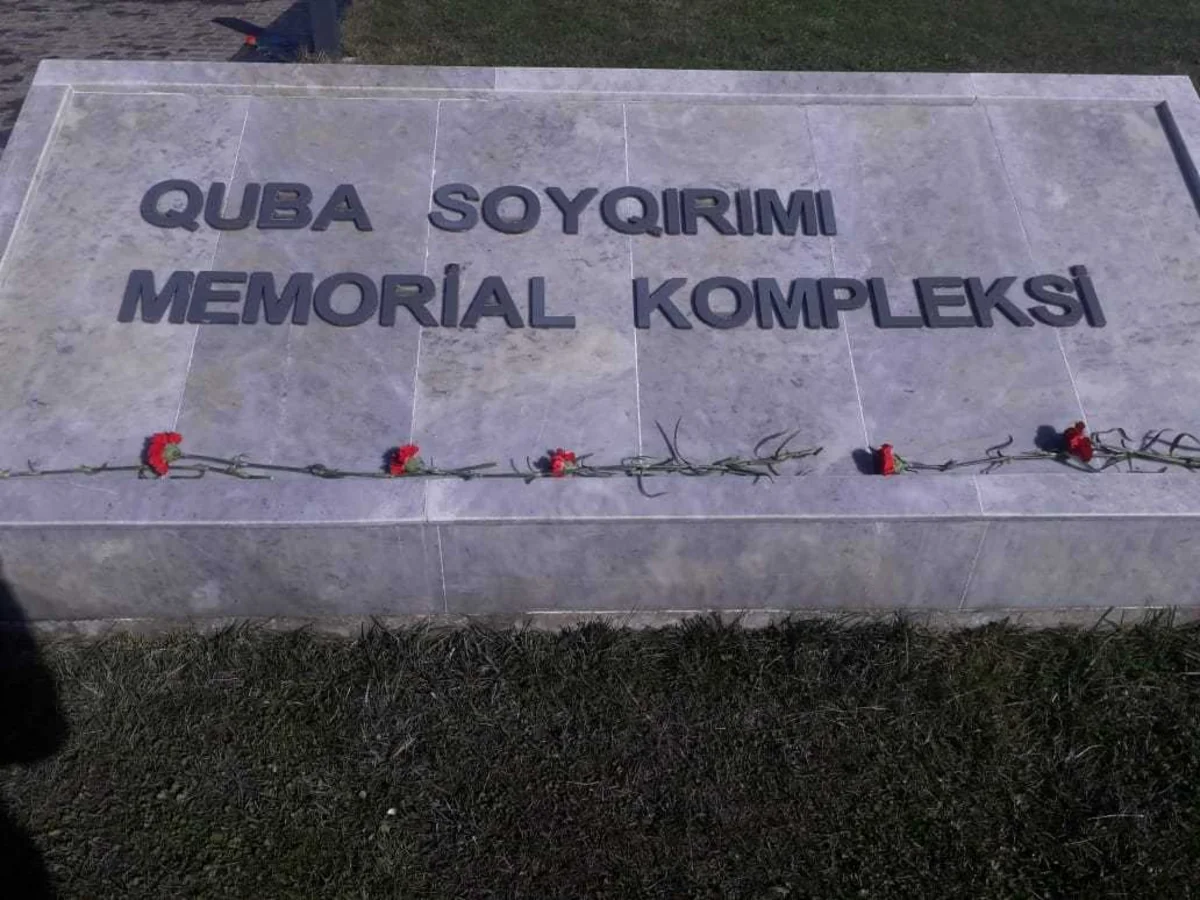 Quba Soyqırımı Memorial Kompleksində soyqırımı qurbanları anılır