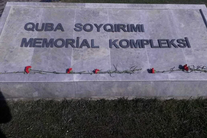 Quba Soyqırımı Memorial Kompleksində soyqırımı qurbanları anılır