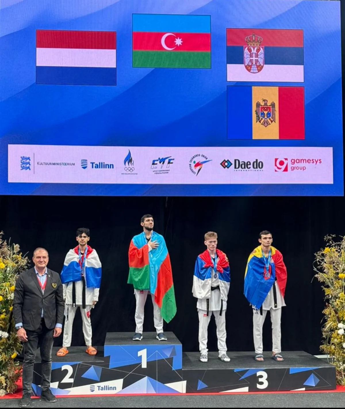 Azərbaycan taekvondoçusu Avropa çempionu olub
