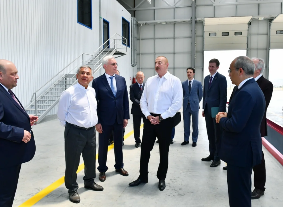 Azərbaycan Prezidenti və Tatarıstan Rəisi Cəbrayılda “Avto Lizinq Azərbaycan” MMC-nin açılışında iştirak ediblər - YENİLƏNİB