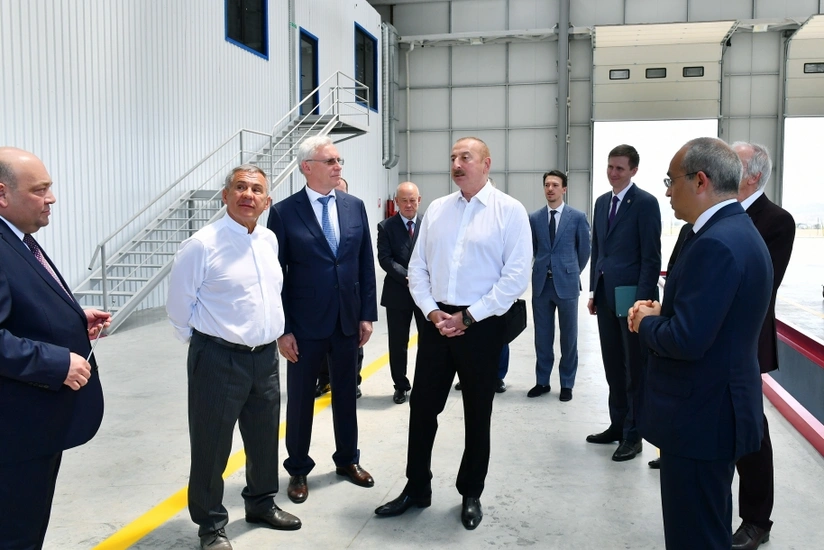 Azərbaycan Prezidenti və Tatarıstan Rəisi Cəbrayılda “Avto Lizinq Azərbaycan” MMC-nin açılışında iştirak ediblər - YENİLƏNİB