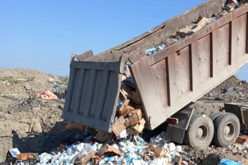 İstehlaka yararsız 62 ton süd məhsulları məhv edilib