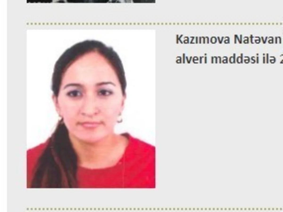 Azərbaycanda insan alverində təqsirləndirilən 36 yaşlı qadın beynəlxalq axtarışa verilib