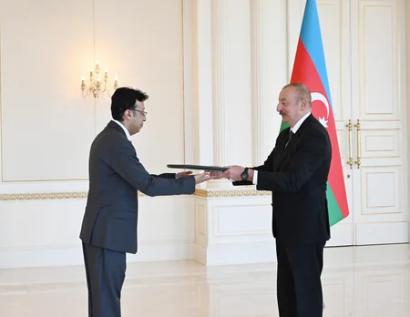 Azərbaycan lideri Pakistanın yeni səfirinin etimadnaməsini qəbul edib - YENİLƏNİB