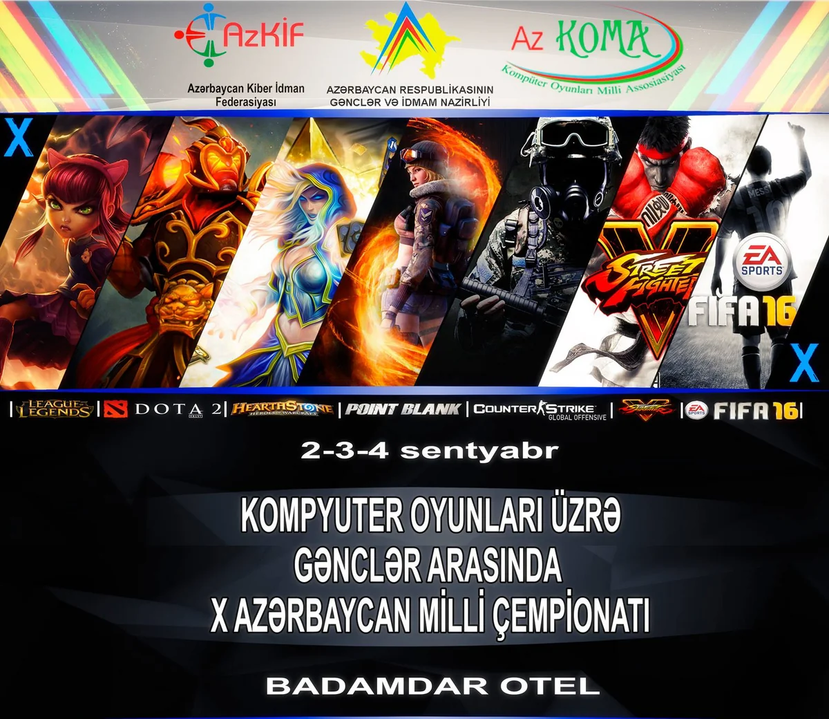 Azerbaijan to host the championship on computer games in September