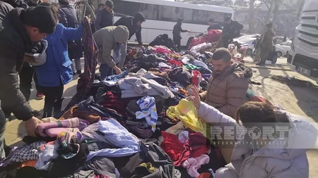 Humanitarian aid distributed to people affected by quake in Kahramanmaras