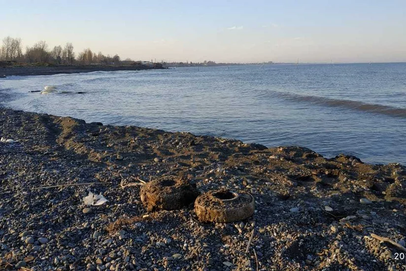 Lənkəran şəhərinin Liman qəsəbəsində 2 ədəd mina tapılıb