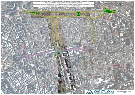 Füzuli meydanı ətrafında yollarda dəyişikliklər ediləcək