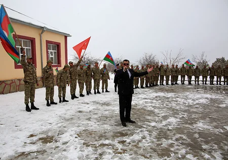 Naxçıvan Qarnizonu Qoşunlarında bayram münasibətilə silsilə tədbirlər keçirilir