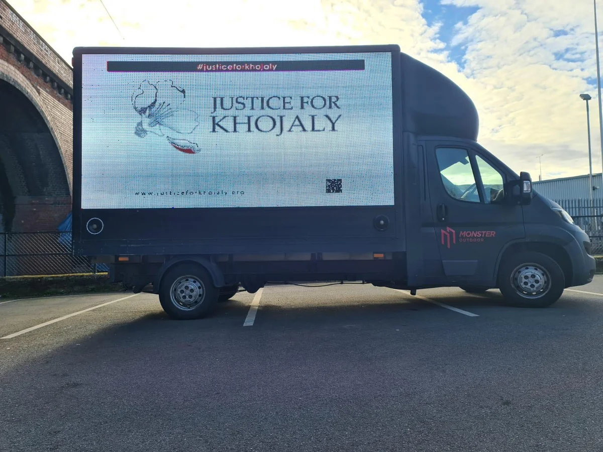 Britaniyada Xocalı faciəsi ilə bağlı aksiya təşkil edilib