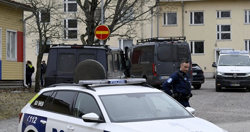 Three injured in Finnish school attack, student suspect detained