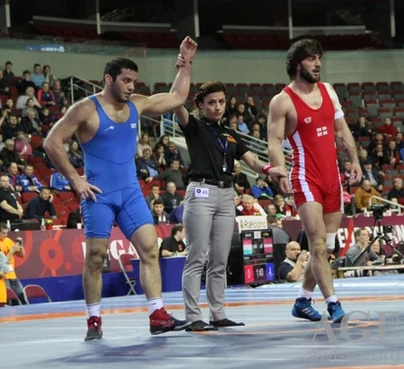 Riqada güləş üzrə böyüklər arasında Avropa çempionatı start götürüb - VİDEO - FOTO