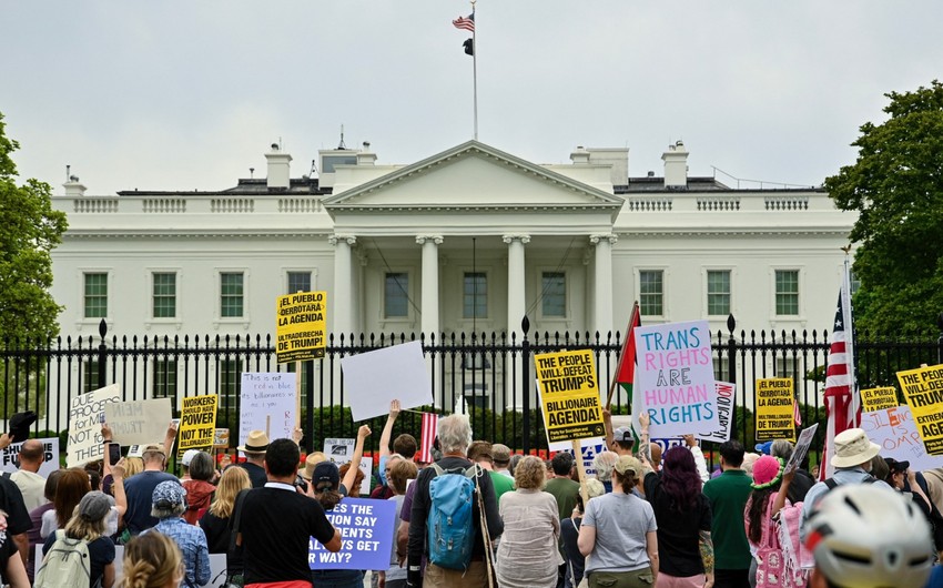 В США прошли протесты против политики Трампа