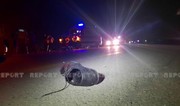 Sumqayıtda motosiklet sürücüsü iki piyadanı vurub