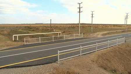 Biləsuvar rayonunda 23 km-lik yol istifadəyə verilib