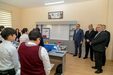 Salyanda Heydər Əliyev Fondunun təşəbbüsü ilə yeni məktəb binası inşa olunub