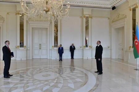 Prezident İlham Əliyev Almaniyanın yeni səfirinin etimadnaməsini qəbul edib - FOTO