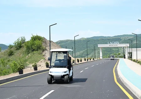 President Ilham Aliyev attends opening of 'Lachin' Recreation Complex