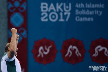 İslamiada meydanında Azərbaycan pəhləvanları - FOTOREPORTAJ