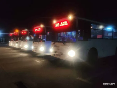 Bakı kəndlərinə işləyən avtobuslar dezinfeksiya olunur - FOTO - VİDEO
