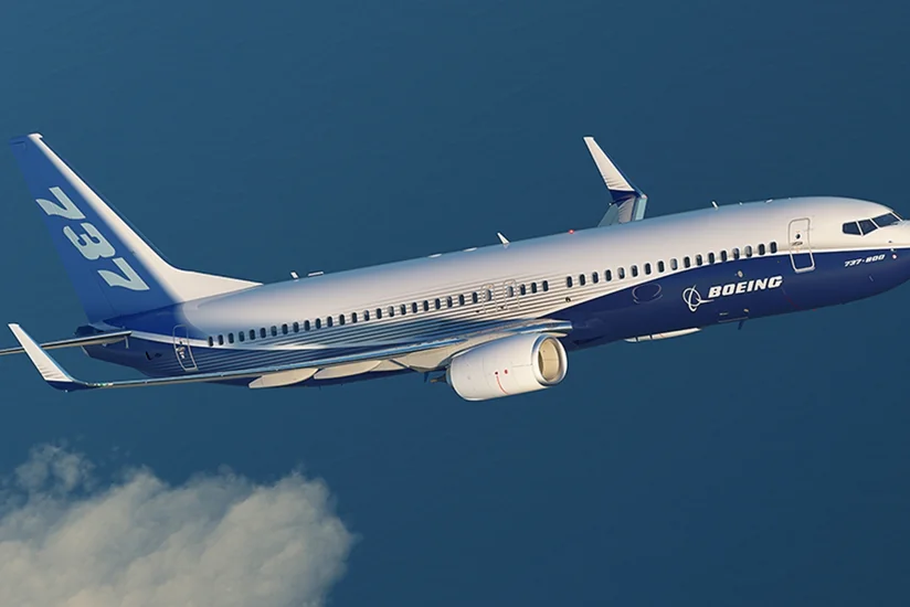 Boeing 737-800 благополучно приземлился c загоревшимся двигателем